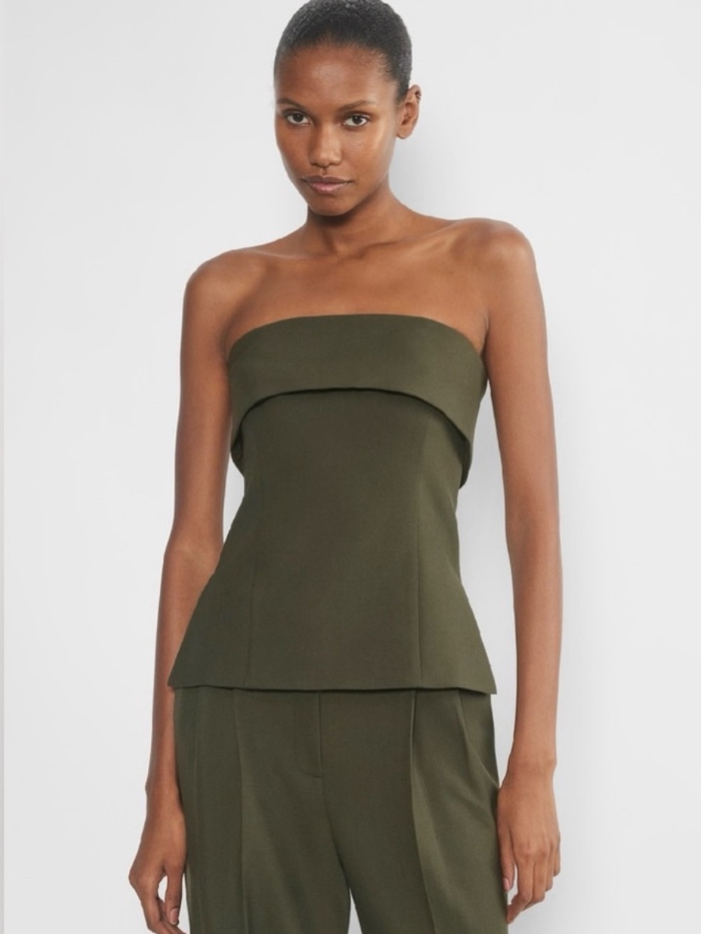 Babaton Element Tube Top 6 Green corset Strapless corpcore